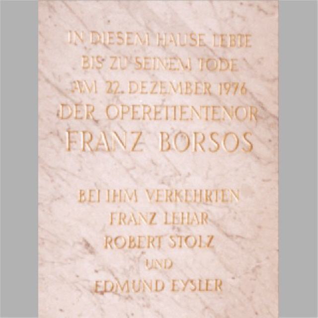 Gedenktafel / Marmor, Inschrift gold / 1090 Wien, Zimmermanngasse 2