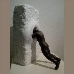 Der Bildhauer / Bronze, Marmor